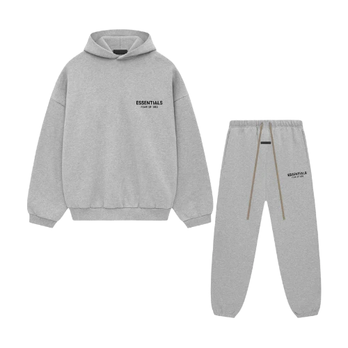 Fear of God Essentials FW24 Light Heather Full set | LegitKickz
