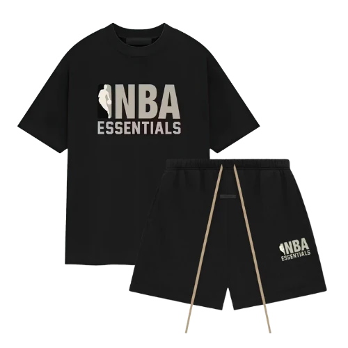 Fear of God Essentials NBA Black Grey Summer Set | LegitKickz