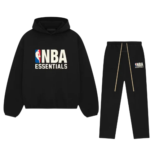 Fear of God Essentials NBA Black White Full set | LegitKickz