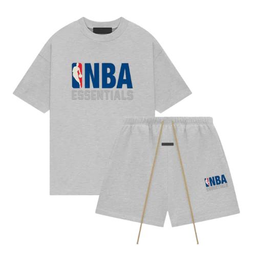 Fear of God Essentials NBA Light Heather Summer Set | LegitKickz